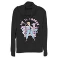 thumbnail image 1 of Junior's Toy Story Bo Peep In Charge  Cowl Neck Sweatshirt Black 3X Large, 1 of 3