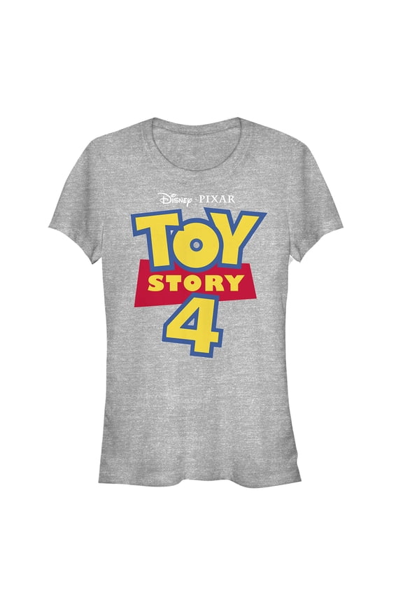 Junior's Toy Story Classic Logo Graphic Tee Athletic Heather Medium