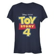 thumbnail image 1 of Junior's Toy Story Classic Logo  Graphic Tee Navy Blue Small, 1 of 2