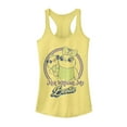 thumbnail image 1 of Junior's Toy Story Ducky & Bunny Besties Racerback Tank Top Banana 2X Large, 1 of 3