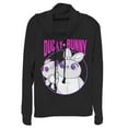 thumbnail image 1 of Junior's Toy Story Ducky & Bunny Circle Portrait  Cowl Neck Sweatshirt Black 4X Large, 1 of 3