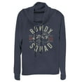 thumbnail image 1 of Junior's Toy Story Ducky & Bunny Ready Rowdy Squad Cowl Neck Sweatshirt Navy Blue Large, 1 of 3