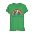 thumbnail image 1 of Junior's Toy Story Forky Talkin' Trash Rainbow  Graphic Tee Kelly Green 2X Large, 1 of 2