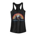 thumbnail image 1 of Junior's Toy Story Forky Talkin' Trash Rainbow  Racerback Tank Top Black Medium, 1 of 4