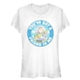 thumbnail image 1 of Junior's Toy Story Friend in Me Buzz Circle  Graphic Tee White Large, 1 of 2
