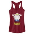 thumbnail image 1 of Junior's Toy Story Halloween Squeeze Alien Boo Ghosts Racerback Tank Top Scarlet Medium, 1 of 4