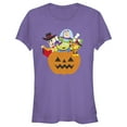 thumbnail image 1 of Junior's Toy Story Halloween Toy Treats Graphic Tee Purple X Large, 1 of 3