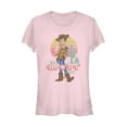 thumbnail image 1 of Junior's Toy Story Hey Woody Graphic Tee Light Pink Medium, 1 of 2