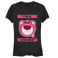 thumbnail image 1 of Junior's Toy Story I'm a Hugger Lotso Bear  Graphic Tee Black Small, 1 of 2