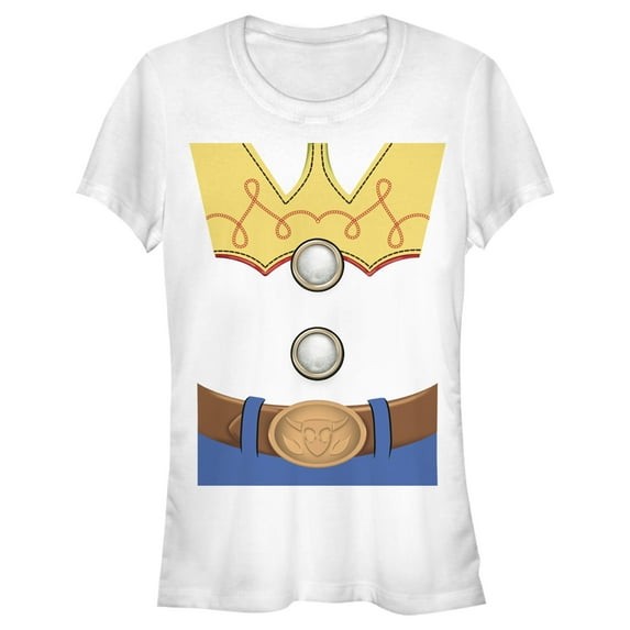 Junior's Toy Story Jessie Costume Graphic Tee White Medium