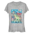 thumbnail image 1 of Junior's Toy Story Retro Best Friend Toys  Graphic Tee Athletic Heather Medium, 1 of 2