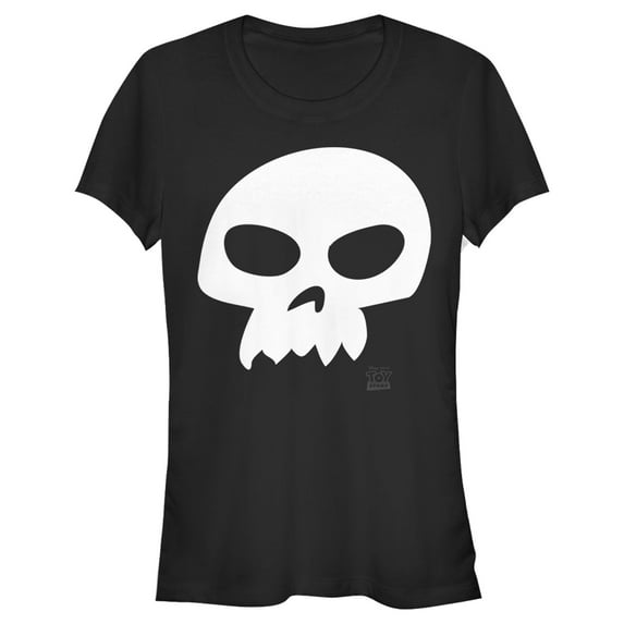 Junior's Toy Story Sid Skull Graphic Tee Black Small