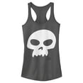 thumbnail image 1 of Junior's Toy Story Sid Skull  Racerback Tank Top Charcoal X Small, 1 of 3