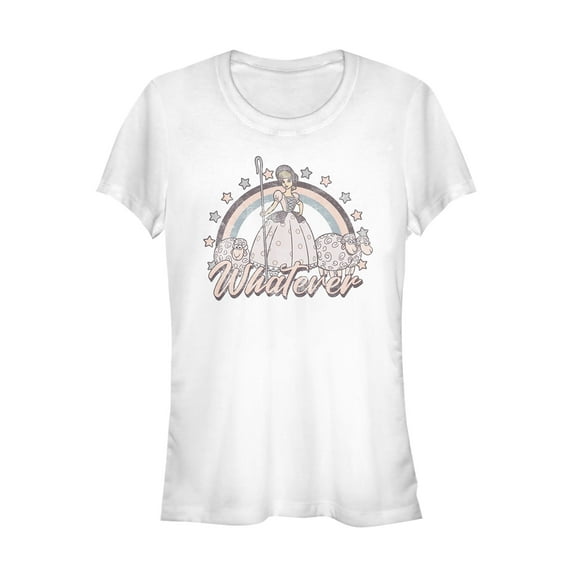 Junior's Toy Story Whatever Bo Peep  Graphic Tee White Small