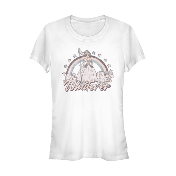 Junior's Toy Story Whatever Bo Peep Graphic Tee White X Large