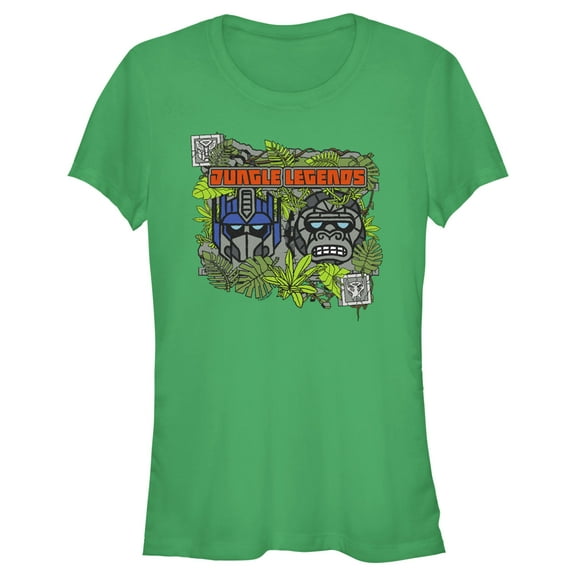 Junior's Transformers: Rise of the Beasts Jungle Legends  Graphic Tee Kelly Green X Large