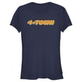 thumbnail image 1 of Junior's Turning Red 4*Town Band Logo Graphic Tee Navy Blue / 2 Large, 1 of 3