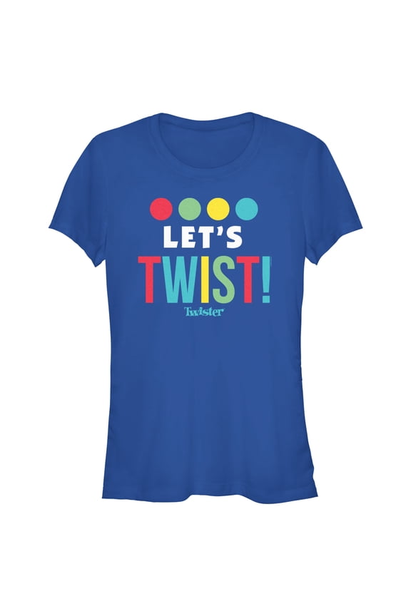 Junior's Twister Let's Twist! Graphic T-Shirt