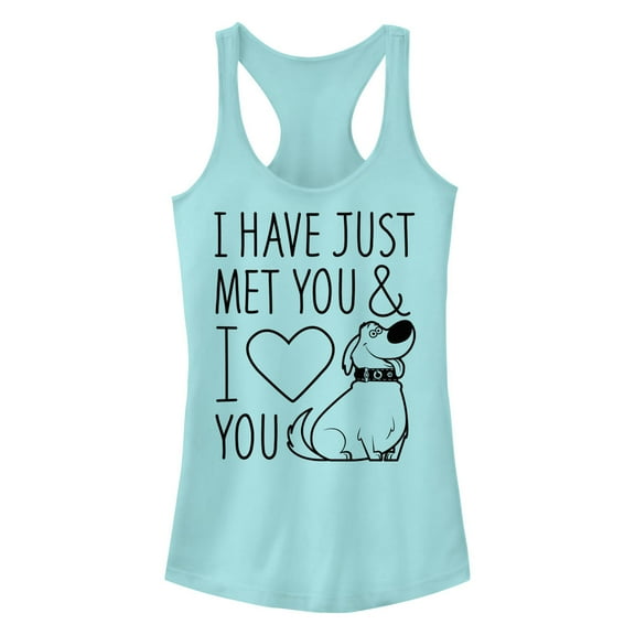 Junior's Up Dug I Have Just Met You Racerback Tank Top