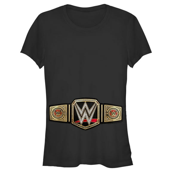 Junior's WWE Championship Belt  Graphic Tee Black X Large