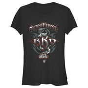 Junior's WWE Randy Orton Strikefirst RKO Graphic Tee Black Small
