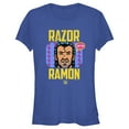 thumbnail image 1 of Junior's WWE Razor Ramon Comic  Graphic Tee Royal Blue 2X Large, 1 of 3