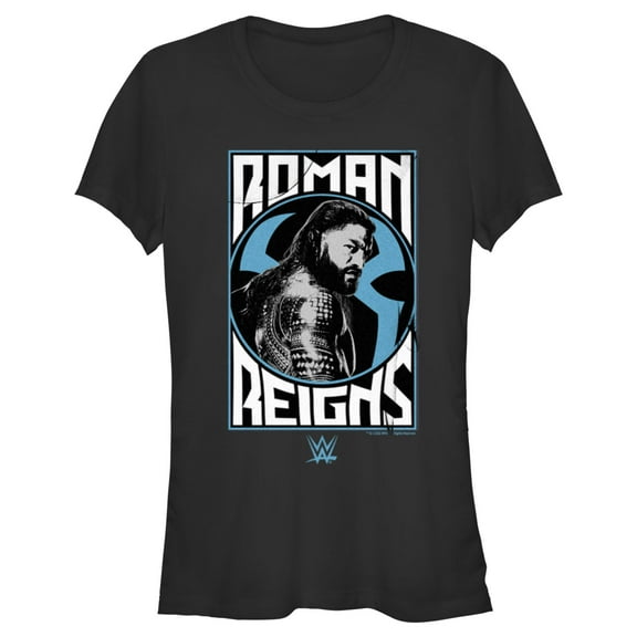 Junior's WWE Roman Reigns Poster Graphic Tee Black 2X Large