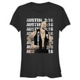 thumbnail image 1 of Junior's WWE Stone Cold Steve Austin 3:16 Animated  Graphic Tee Black 2X Large, 1 of 3