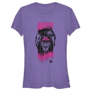 Junior's WWE Ultimate Warrior Always Believe Graphic Tee Purple Small
