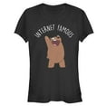 thumbnail image 1 of Junior's We Bare Bears Grizzly Internet Famous  Graphic Tee Black X Large, 1 of 2