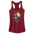 thumbnail image 1 of Junior's Wednesday Icons Crest  Racerback Tank Top Scarlet X Large, 1 of 4