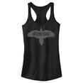 thumbnail image 1 of Junior's Wednesday Raven Logo  Racerback Tank Top Black Small, 1 of 5