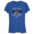 thumbnail image 1 of Junior's Wednesday WWWD What Would Wednesday Do  Graphic Tee Royal Blue X Large, 1 of 3