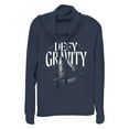 thumbnail image 1 of Junior's Wicked Defy Gravity Witch Hat  Cowl Neck Sweatshirt, 1 of 4
