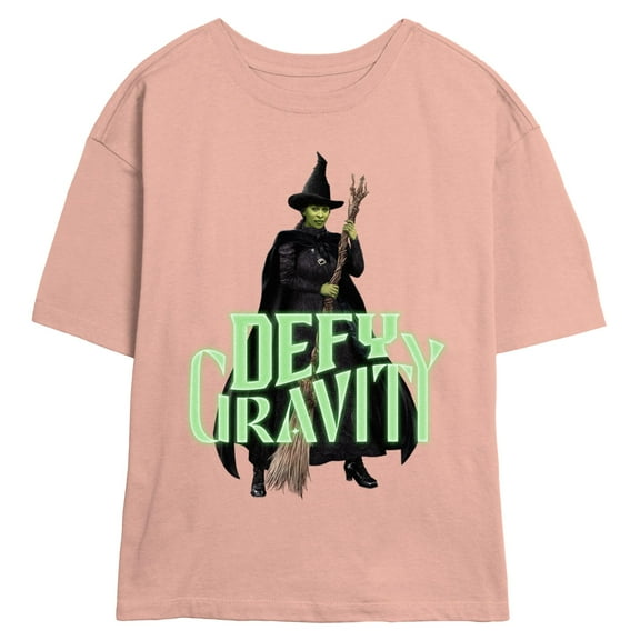 Junior's Wicked Elphaba Gravity Quote Graphic T-Shirt