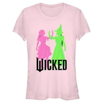 Junior's Wicked Elphaba and Glinda Together Graphic T-Shirt