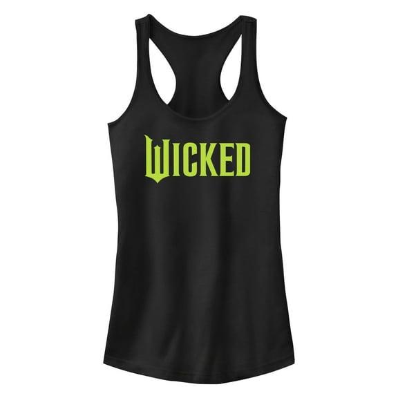 Junior's Wicked Official Logo Racerback Tank Top