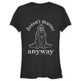 thumbnail image 1 of Junior's Winnie the Pooh Eeyore Doesn't Matter Anyway Graphic Tee Black Large, 1 of 3