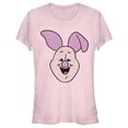 thumbnail image 1 of Junior's Winnie the Pooh Piglet Big Face Graphic Tee Light Pink Small, 1 of 3