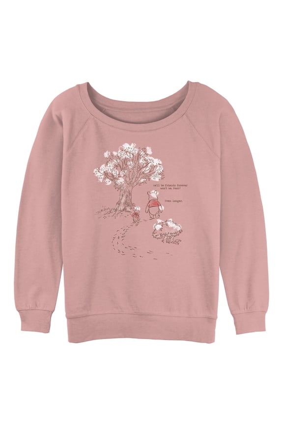 Junior's Winnie the Pooh Pooh And Piglet Friends Forever  Sweatshirt