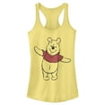 thumbnail image 1 of Junior's Winnie the Pooh Sketch Racerback Tank Top Banana X Small, 1 of 4