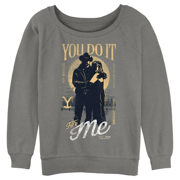 Junior's Yellowstone Distressed Beth and Rip You Do It for Me  Sweatshirt