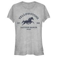 thumbnail image 1 of Junior's Yellowstone Dutton Ranch Horse Logo  Graphic T-Shirt, 1 of 3