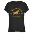thumbnail image 1 of Junior's Yellowstone Dutton Ranch Horse Logo  Graphic T-Shirt, 1 of 3