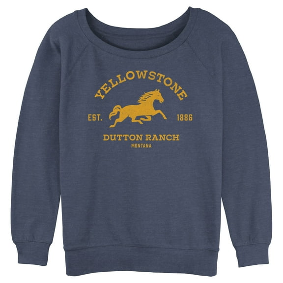 Junior's Yellowstone Dutton Ranch Horse Logo  Sweatshirt