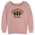 thumbnail image 1 of Junior's Yellowstone Riders Of Dutton Ranch Silhouette  Sweatshirt Desert Pink 2X Large, 1 of 3