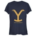 thumbnail image 1 of Junior's Yellowstone Yellow Dutton Ranch Iron Branding  Graphic T-Shirt, 1 of 3