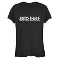 thumbnail image 1 of Junior's Zack Snyder Justice League Solid Logo  Graphic Tee Black Large, 1 of 3