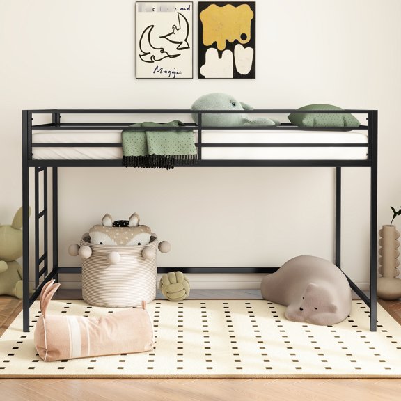 Junior twin loft bed, more storage space / For use in sheds and treatment facilities