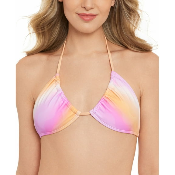 Juniors' 3-Way Convertible Bikini Top Heat Wave L